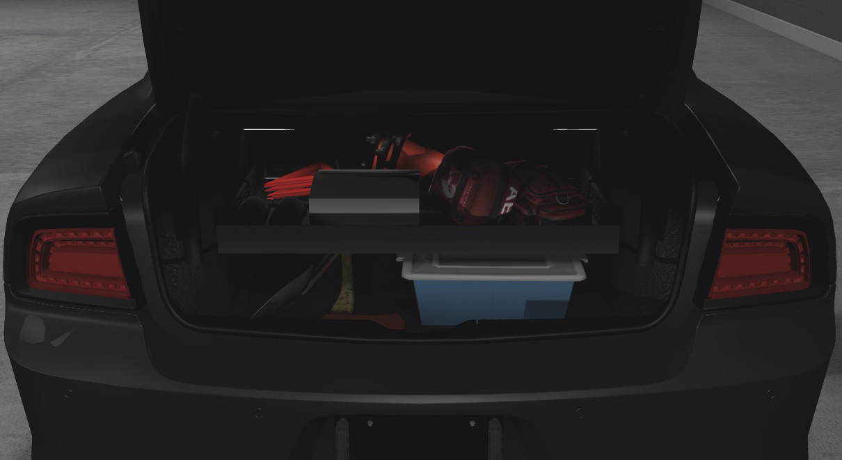 2014 Charger trunk organizer